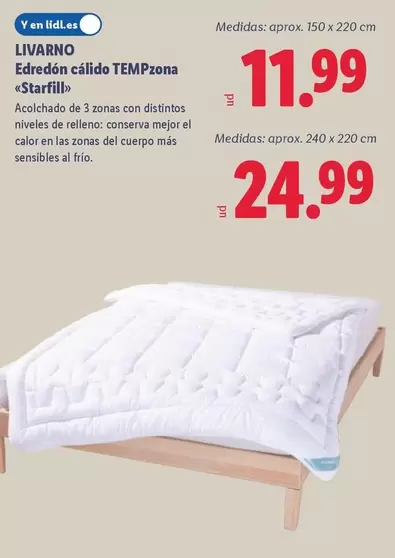 Livarno Home - Edredón Cálido TEMPzona <<Starfill>>