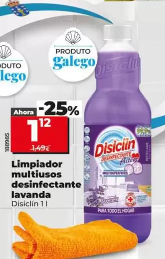 Disiclin - Limpiador Multiusos Desinfectante Lavanda