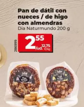 Dia Naturmundo - Pan De Dátil Con Nueces / De Higo Con Almendras
