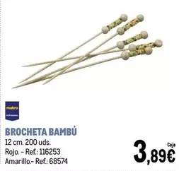 makro - Brocheta Bambu