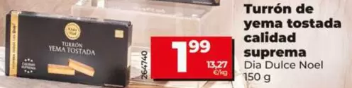 Dia Dulce Noel - Turrón De Yema Tostada Calidad Suprema