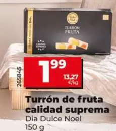 Dia Dulce Noel - Turrón De Fruta Calidad Suprema