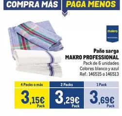 makro - Paño Sarga