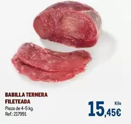 Babilla Ternera Fileteada