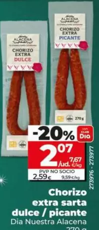 Dia Nuestra Alacena - Chorizo Extra Sarta Dulce / Picante