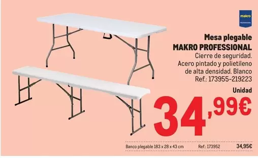 makro - Mesa Plegable
