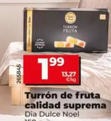 Dia Dulce Noel - Turrón De Fruta Calidad Suprema