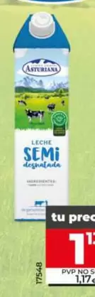 Asturiana - Leche Semidesnatada