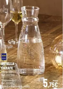 Botella Carafe