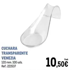 Cuchara Transparente Venezia
