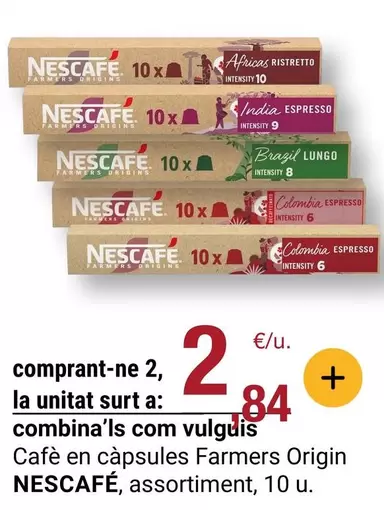 Nescafé - Cafè En Càpsules Farmers Origin