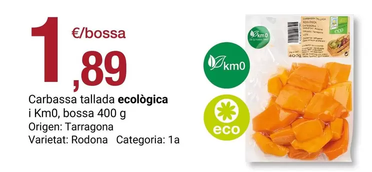 Eco - Carbassa Tallada lógica I Km2