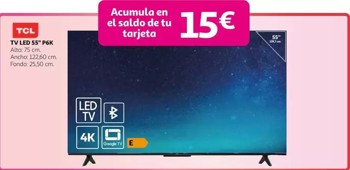 TCL - Tv Led 55" P6k