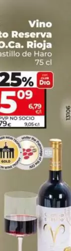 Castillo De Haro - Vino Tinto Reserva D.O.Ca. Rioja