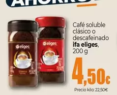 Ifa Eliges - Café Soluble Clasico O Descafeinado