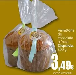 Dispravia - Panettone De Chocolate O Fruta