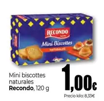 Recondo - Mini Biscottes Naturales