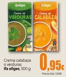 Ifa Eliges - Crema Calabaza O Verduras