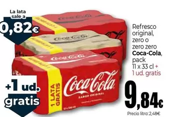 Coca Cola - Refresco Original/ Zero O Zero Zero