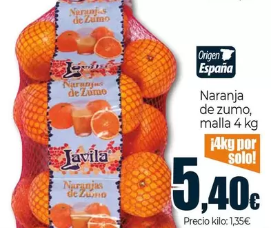 Naranja De Zumo