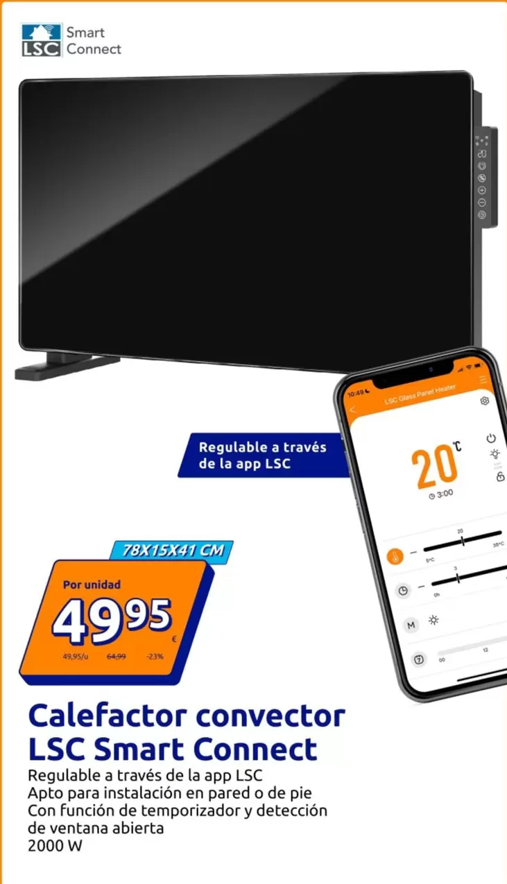 Lsc Smart Connect - Calefactor Convector