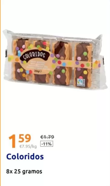 Coloridos - 8x 25 Gramos