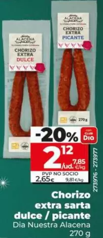 Dia Nuestra Alacena - Chorizo Extra Sarta Dulce / Picante