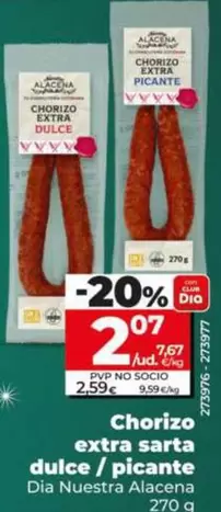 Dia Nuestra Alacena - Chorizo Extra Sarta Dulce / Picante 