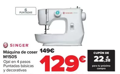 Singer - Máquina De Coser M1505