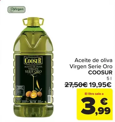 Coosur - Aceite De Oliva Virgen Serie Oro