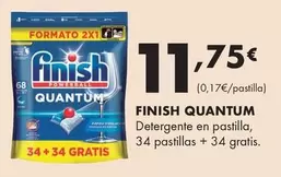 Finish - Quantum Detergente En Pastilla