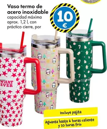 Vaso Termo De Acero Inoxidable