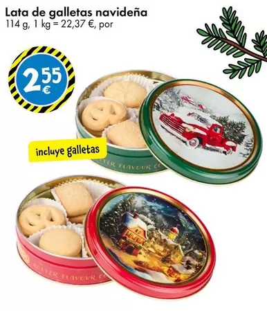 Lata De Galletas Navideña