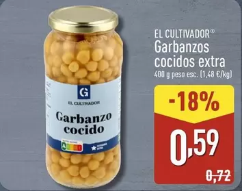 El Cultivador - Garbanzos Cocidos Extra