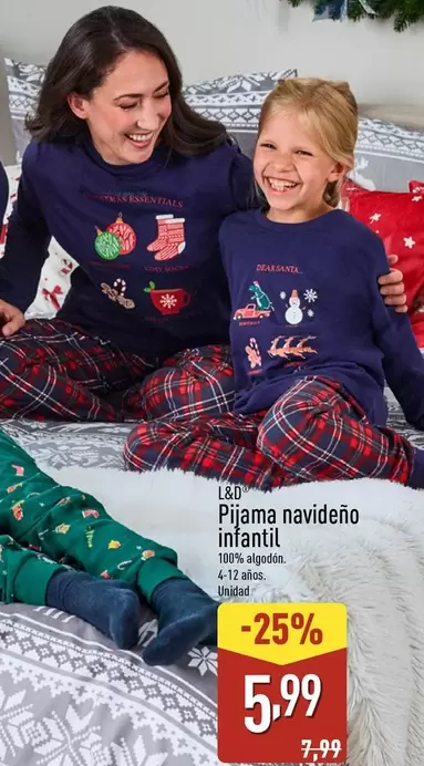 L&D - Pijama Navideno Infantil