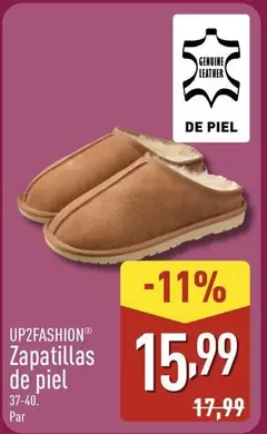 Up2fashion - Zapatillas De Piel