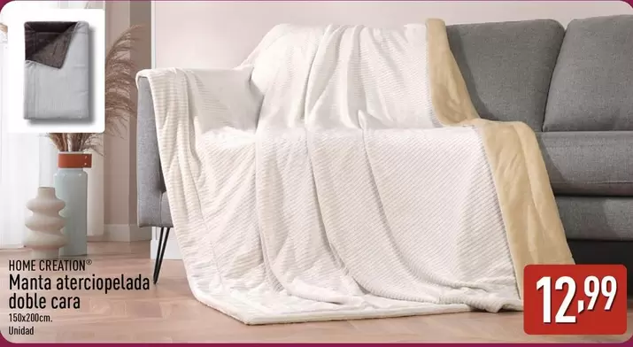 Home Creation - Manta Aterciopelada Doble Cara