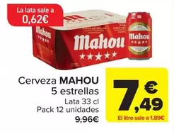 Mahou - Cerveza 5 Estrellas
