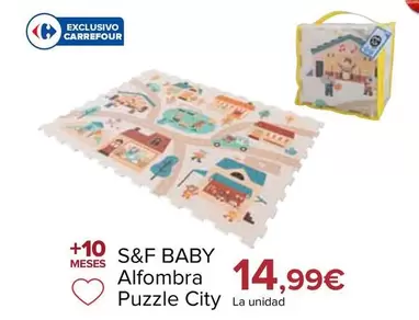 S&F Baby - Alfombra Puzzle City