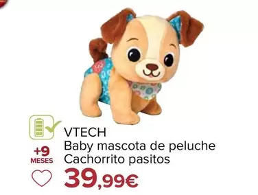 Vtech - Baby Mascota De Peluche Cachorrito Pasitos