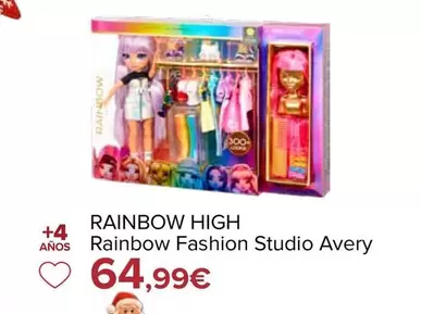 Rainbow High - Rainbow Fashion Studio Avery