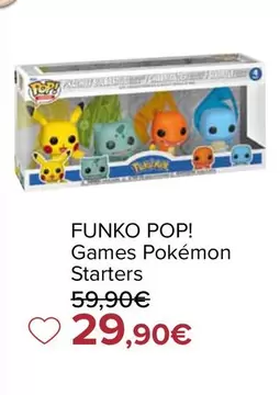 Funko - Pop! Games Pokémon Starters