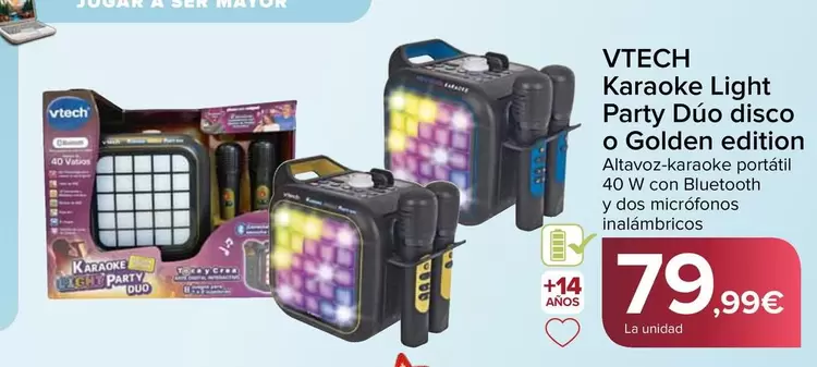 Vtech - Karaoke Light Party Duo Disco O Golden Edition