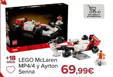 LEGO - McLaren MP4/4 Y Ayrton Senna