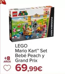 LEGO - Mario Kart Set Bebe Peach Y Grand Prix