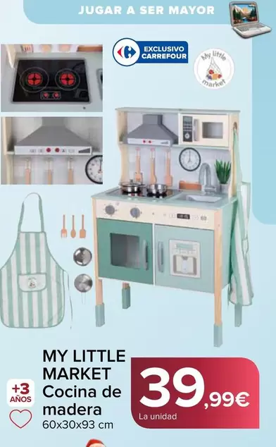 My Little Market - Cocina De Madera