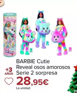 Barbie - Cutie Reveal Osos Amorosos Serie 2 Sorpresa
