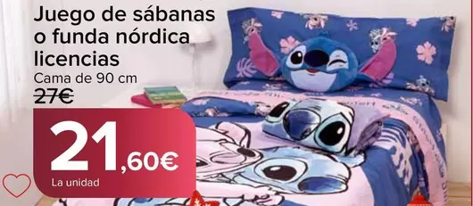 Juego De Sabanas O Funda Nordica Licencias
