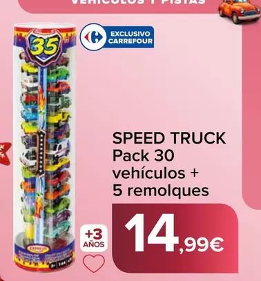 Speed Truck - Pack 30 Vehiculos + 5 Remolques