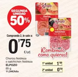 elpozo - Chorizo Nobleza O Salchichon Nobleza